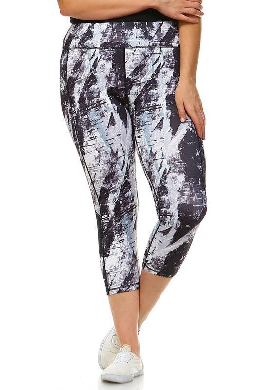 Plus Size Workout Leggings, Pilates Leggings, Womens Yoga Leggings, Chic Fashion Workout Leggings