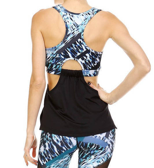 Womens Chic Workout Tank, Pilates Tank, Yoga Tank, Womens Fashion Tank