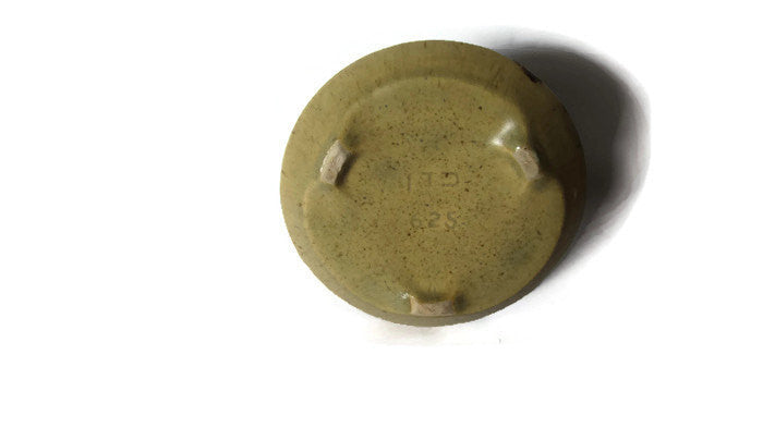 Pottery vase. Mid century pottery. Wheel thrown pottery. Floral vase. Brown vase. Early israeli pottery. Made by Kadan. True vintage.