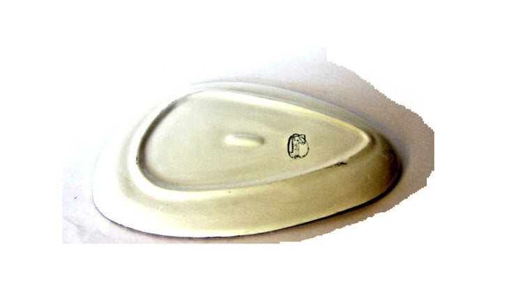 Ceramic tray. Trinket tray. Small personal coffee or tea tray. Snack tray. Israel ceramics. "Kadar" 1930. Bauhaus. Collectables. Vintage.
