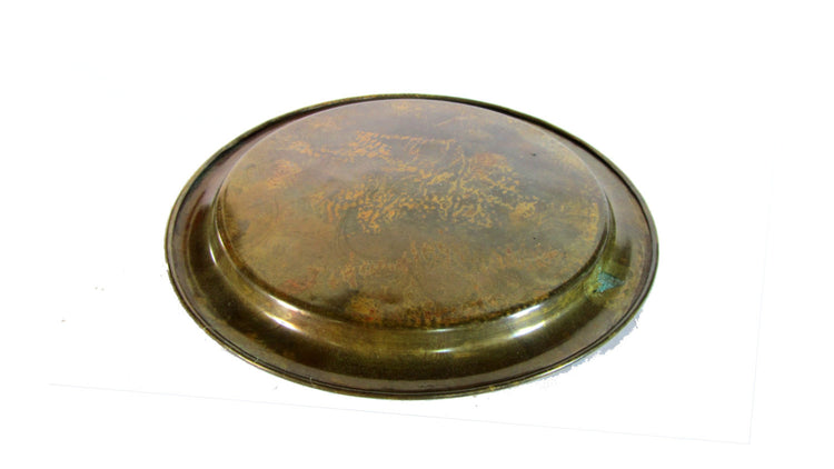 Copper gift. Decorative plate. Copper home decor. Copper plate. Copper patina. Small plate. Trinket plate. Small patina copper plate. CIJ.