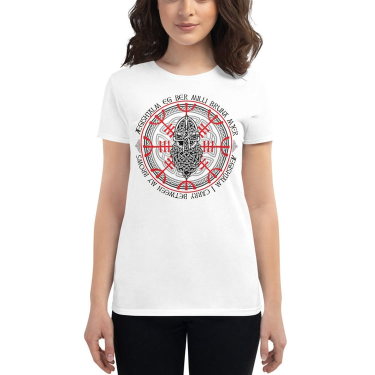 Aegishjalmur Viking T-Shirt: Norse Helm of Awe, Valhalla