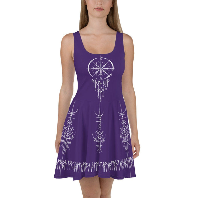 NEW EDITION! Viking Dress, Norse dress, Viking Amulet Dress, Rune Dress, Norse Pagan Clothing, Nordic dress, Norse Dreamcatcher, Shieldmaden