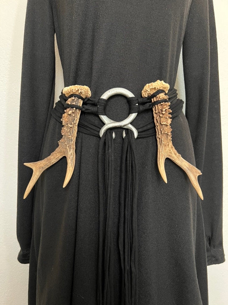 Handmade Norse Antler Belt: Pagan Witch, Larp, Viking Amulet