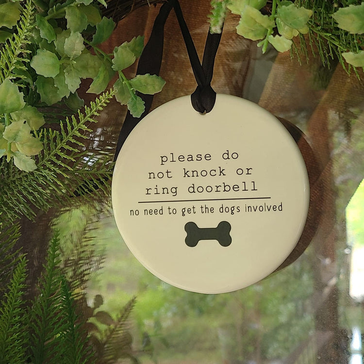 Baby Sleeping Sign Do Not Knock, Do Not Ring Doorbell Sign, No Knocking Sign  - different sizes available