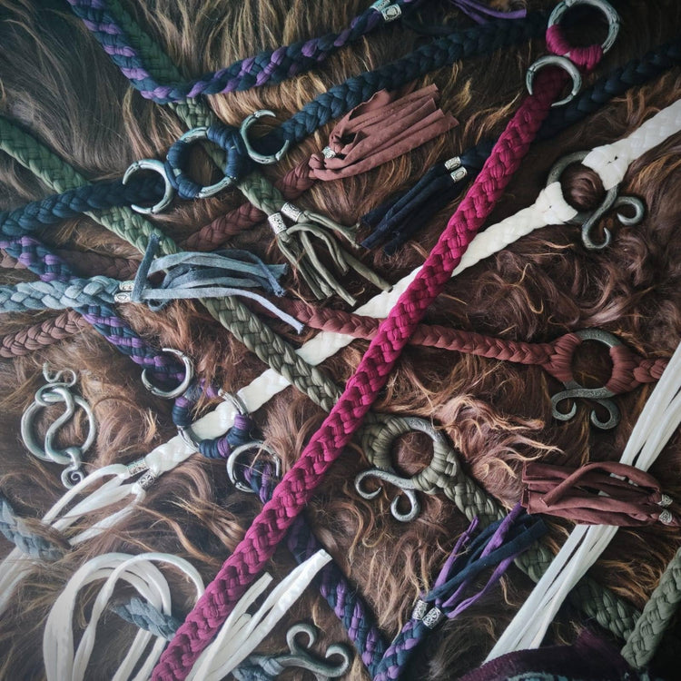 Handmade Norse Troll Cross Belt: Golden Edition Viking Wedding Accessory