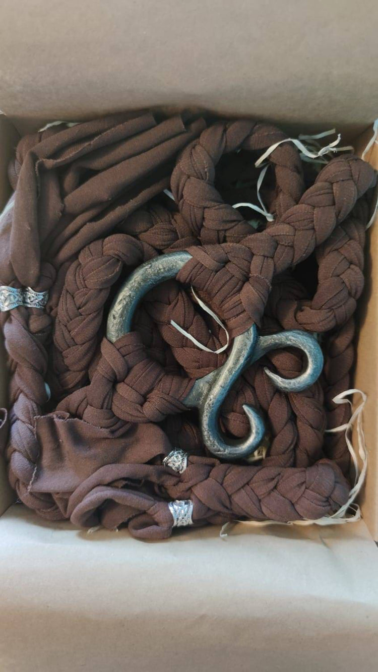 Plus Size Viking Belt: Handmade Troll Cross, Norse Wedding Waist Band