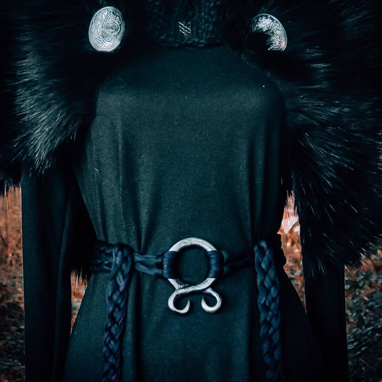Plus Size Viking Belt: Handmade Troll Cross, Norse Wedding Waist Band