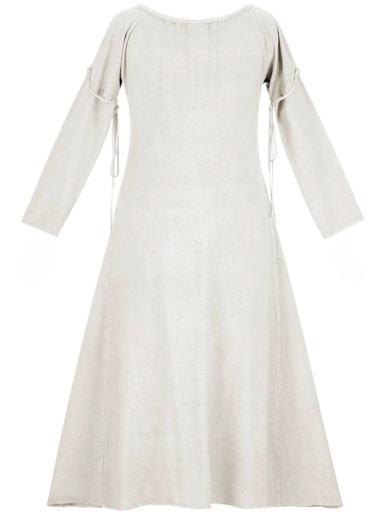 Viking Wedding Dress Set: Norse Bridal Gown, Fur Mantle, Freya Belt