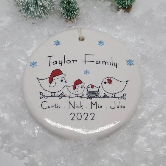 Ornament Family Name, Custom, Personalized Ornament, Family Ornament - your family name