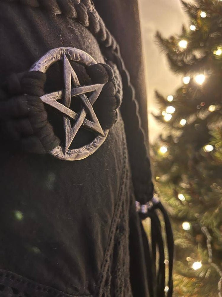 Handmade Pentagram Belt: Gothic Witch Pagan Accessory