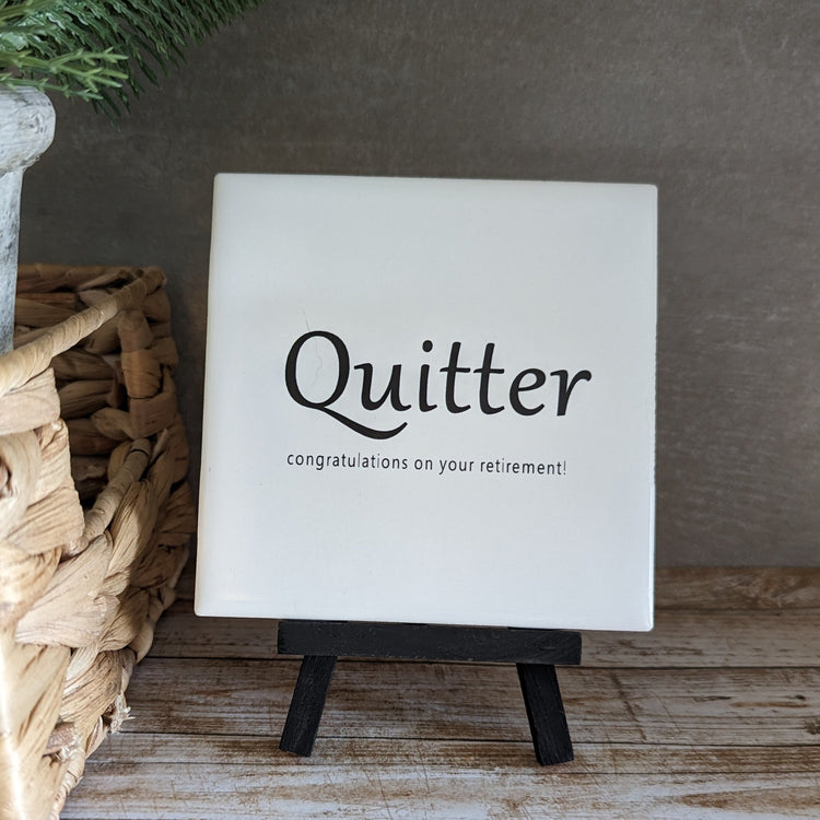 Retirement Sign, you've touched lives, you've made a difference sign, easel sign - easel included, your color choice