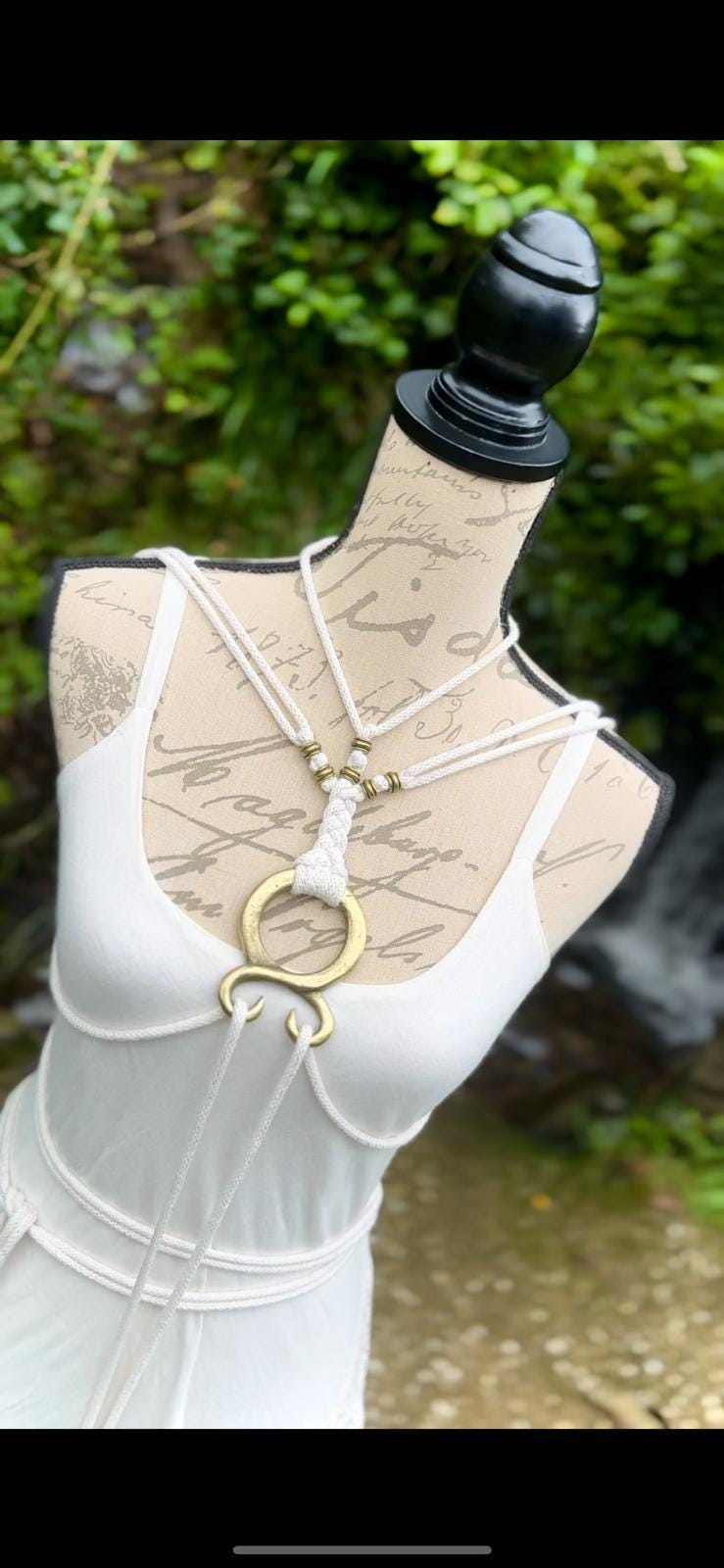 Handmade Freya Treasure Belt: Norse Viking Harness, Celtic Wedding