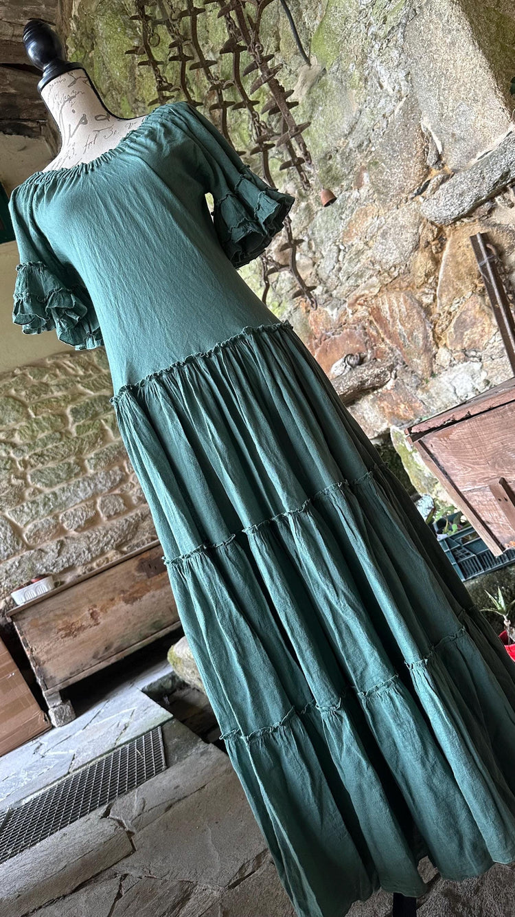 Organic Cotton Cottage Witch Dress Set: Norse Wedding Harness Belt