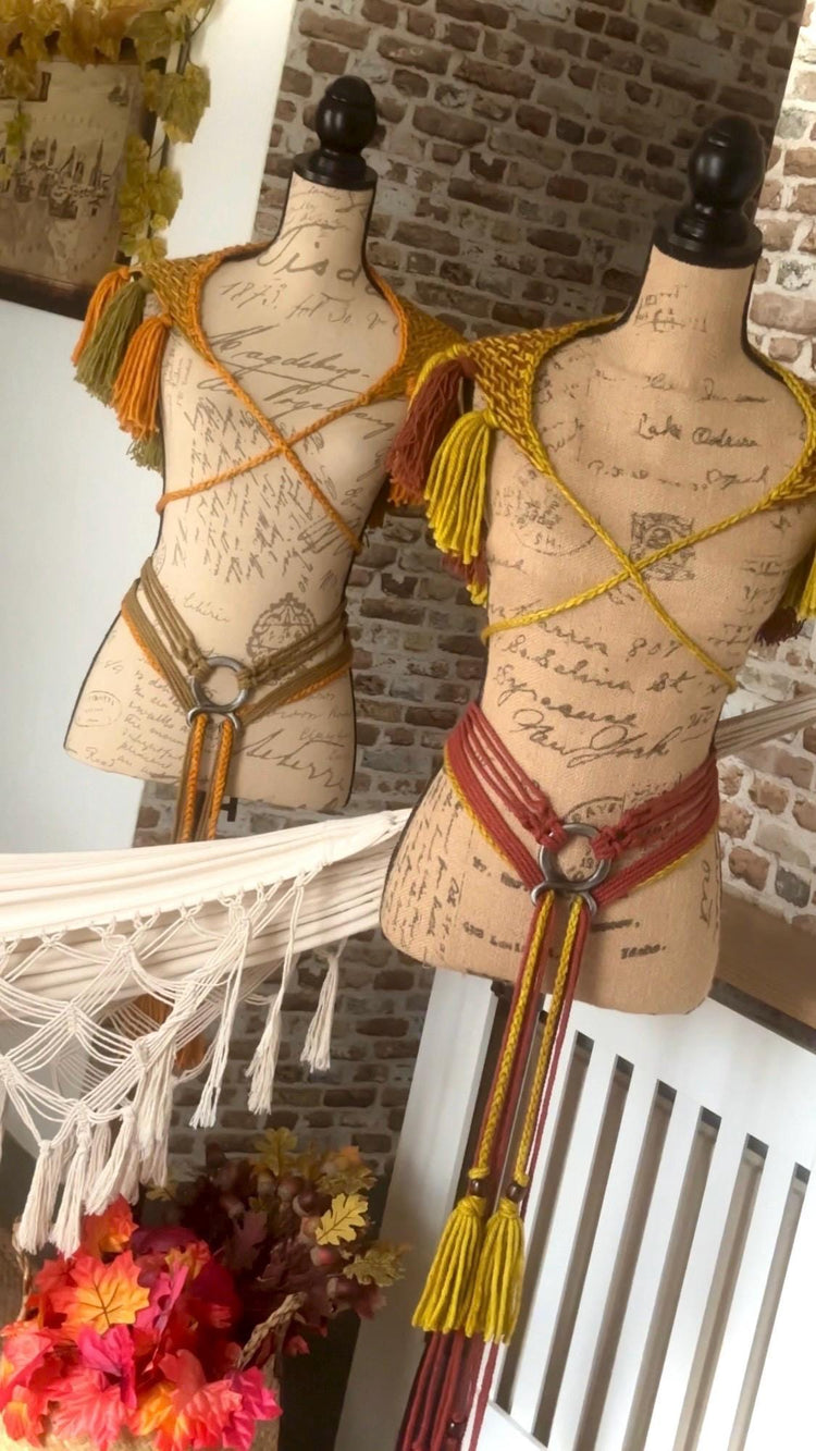 Handmade Maple Leaf Shawl: Woven Alpaca Autumn Fairyland Shawl