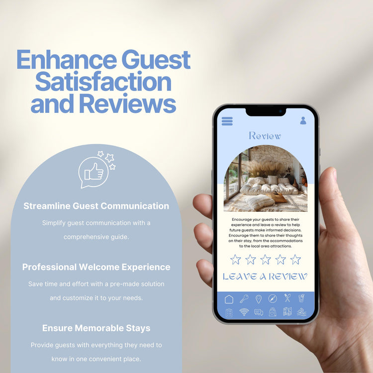 Airbnb Digital Welcome Book Template, Welcome Guide, Short Term Vacation Rental, Airbnb Guest Book, House Guide Cabin Manual, Host Guidebook