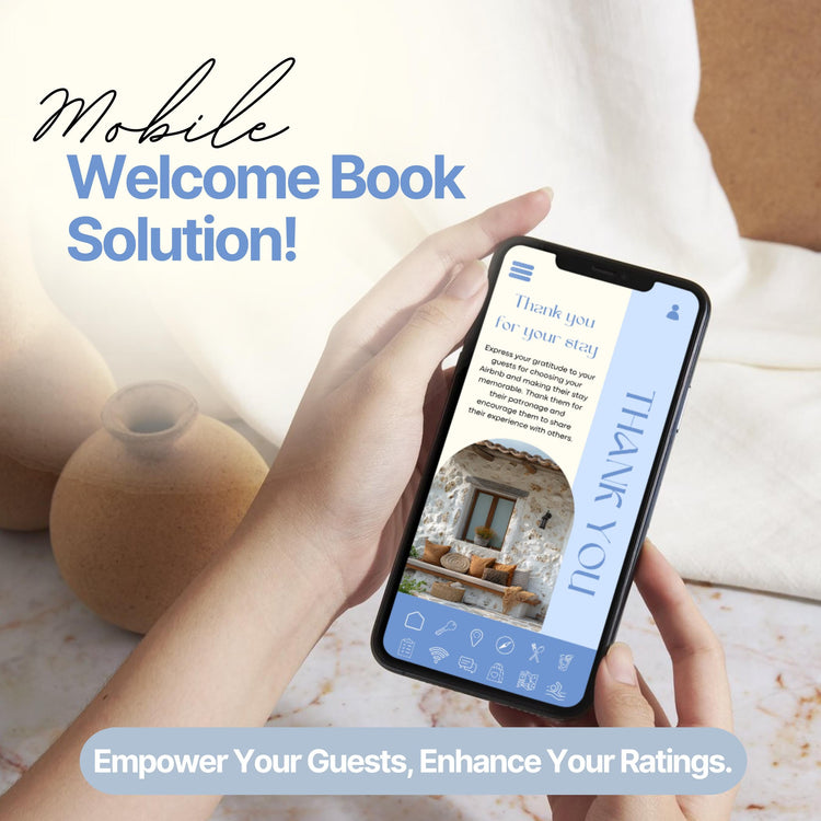 Airbnb Digital Welcome Book Template, Welcome Guide, Short Term Vacation Rental, Airbnb Guest Book, House Guide Cabin Manual, Host Guidebook