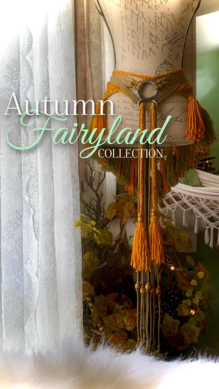 Handmade Maple Leaf Shawl: Woven Alpaca Autumn Fairyland Shawl