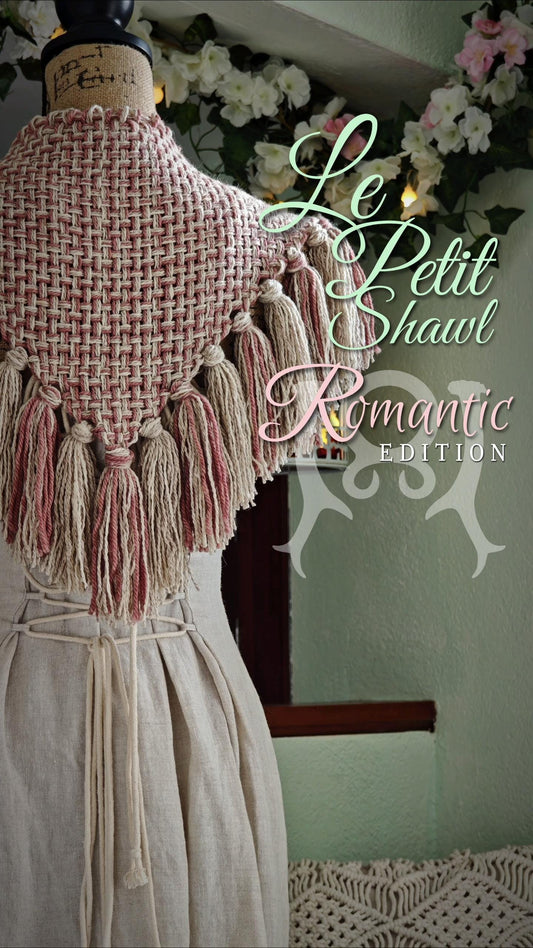 Handmade Woven Wedding Shawl: Norse Belt, Cottagecore Fairy Clothing