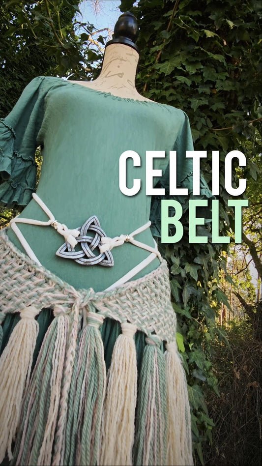 Celtic Triquetra Knot Belt: Handfasting Pagan Wedding
