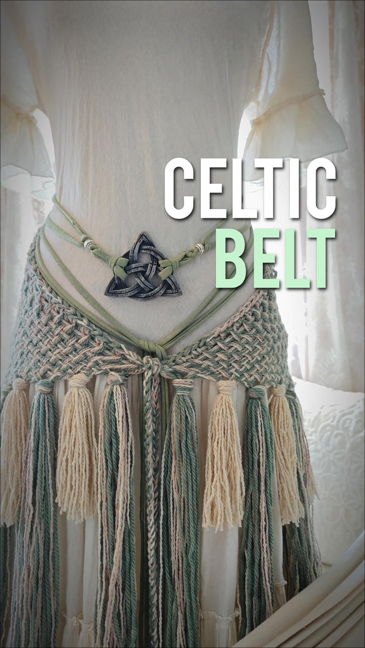 Celtic Triquetra Knot Belt: Handfasting Pagan Wedding