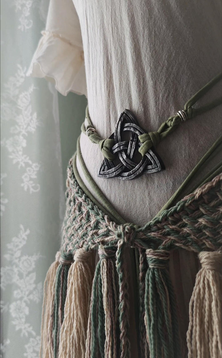 Celtic Triquetra Knot Belt: Handfasting Pagan Wedding
