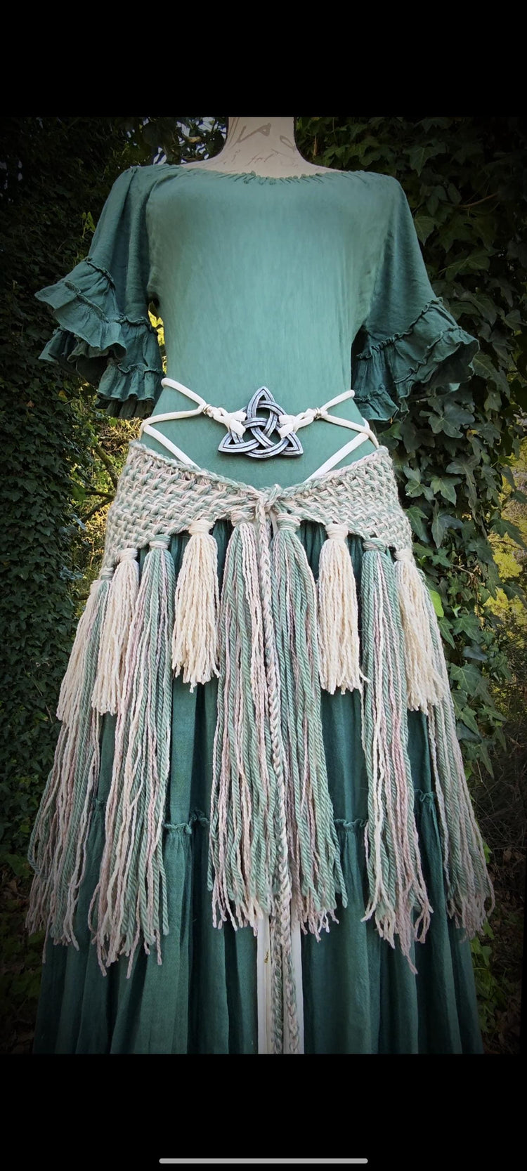 Celtic Triquetra Knot Belt: Handfasting Pagan Wedding
