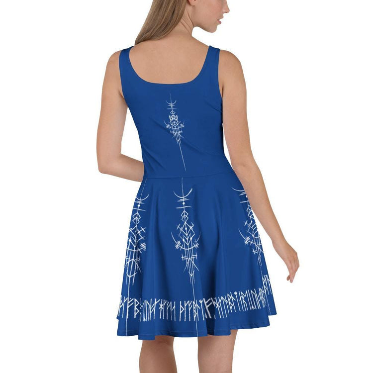 Norse Dreamcatcher Dress: Viking Runes Amulet, Pagan Clothing