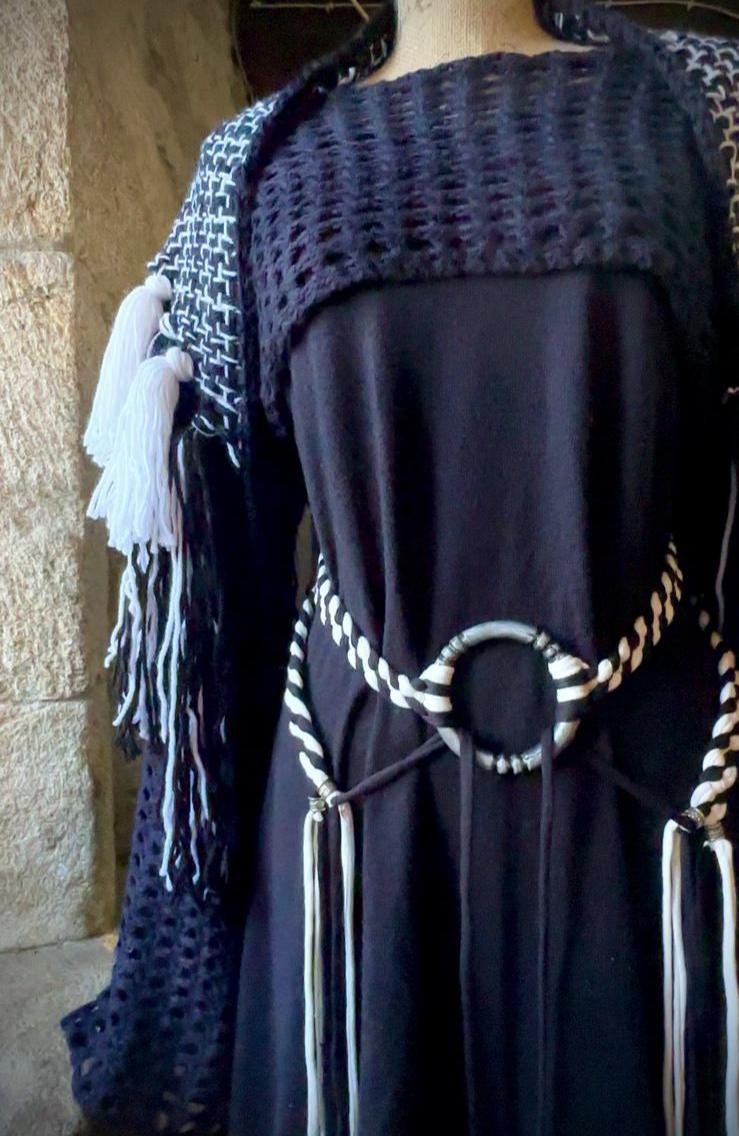 Voluspa Norse Belt, Vegan Antler Amulet, Pagan Shaman Costume