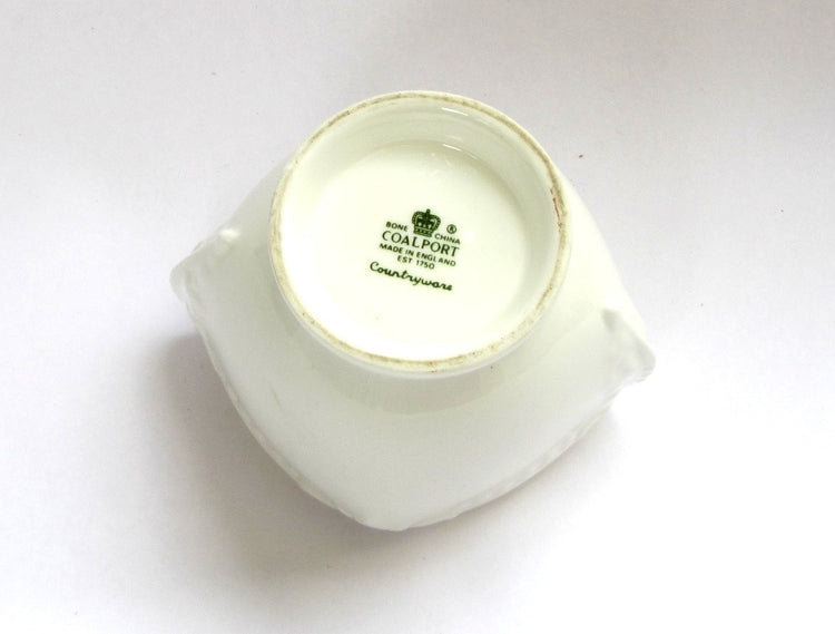 White porcelain. Bone china. English china. White bowl. Small bowl. China bowl. Coalport bone china countryware bowl. True vintage.