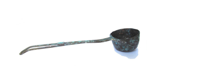 Kitchen decor rustic. Ladle. Farm kitchen. Farm kitchen decor. Patina decor. Copper kitchen. Copper kitchen decor. Antique kitchen utensil.