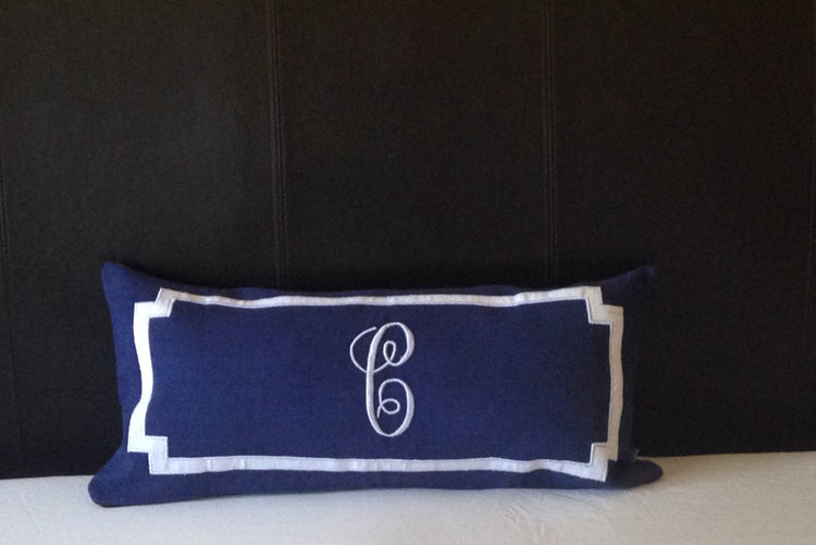 Long Body Pillows, Body Pillow Case, Personalized Body Pillows, Long Monogram Throw Pillow Cover 20x54