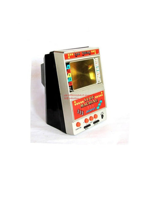 Electronic game. Las vegas. Electronic toy. Casino. Gambling. Gambling gift. Slot machine. Arcade game. Vintage electronic slot machine toy.