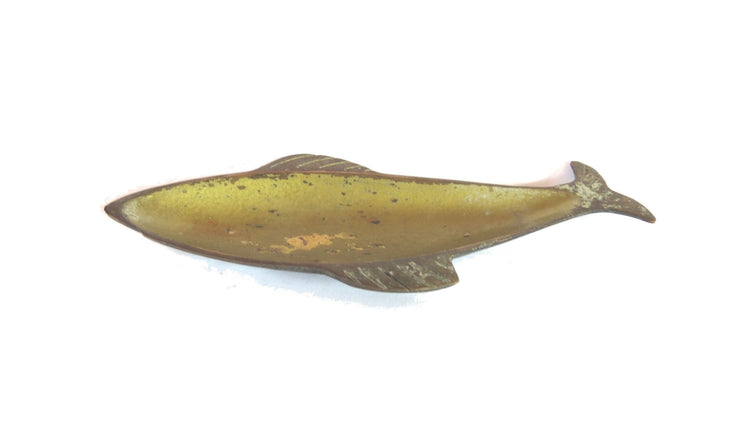 Ashtray. Vintage ashtray. Vintage trinket dish. Trinket bowl. Vintage trinket bowl. Brass ashtray. Brass trinket dish. Fish ashtray.