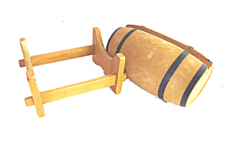 Phone stand. Hand crafted wood. Man cave bar. Cell phone holder. Docking station.Cell phone charging station. Shaped as a wine barrel.