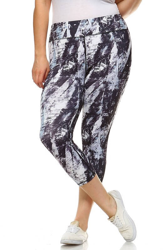 Plus Size Workout Leggings, Pilates Leggings, Womens Yoga Leggings, Chic Fashion Workout Leggings