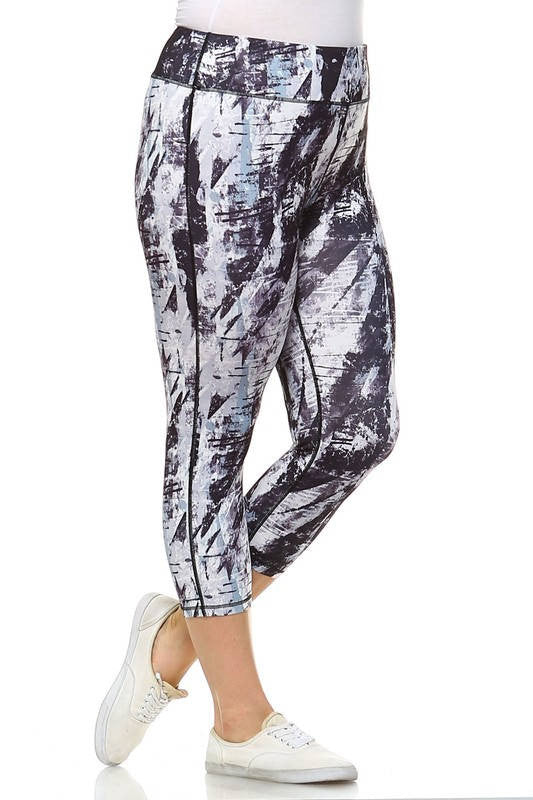 Plus Size Workout Leggings, Pilates Leggings, Womens Yoga Leggings, Chic Fashion Workout Leggings