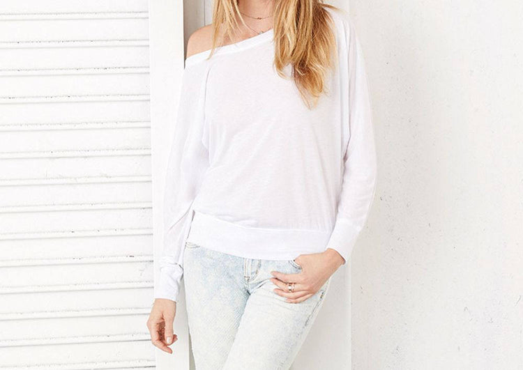 Chic Ultra Soft Top, Womens Chic White Top, White Ultra Soft Top, Chic White Top, Yoga Top, Pilates Top, Flowy Top,