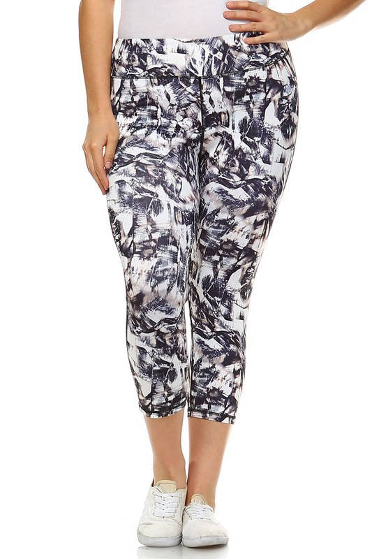 Abstract Leggings