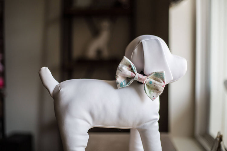 Tribal Feathers Dog Bow Tie, Bowtie, Bow Ties,  Cat Bowtie, Fall Dog Bow Tie, Winter Dog Bow Tie