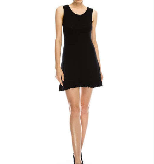 Chic Tank Dress, Boho Black Tank Dress, Womens Sundress, Chic Black Tank Dress, Summer Chic Tank Dres