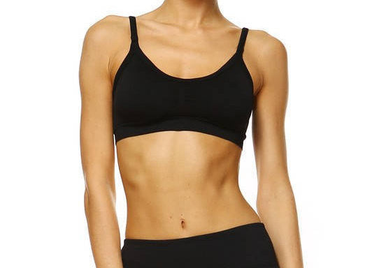 Fashion Sports Bra, Black Sports Bra, Criss-Cross Sports Bra, Pilates Top, Yoga Top, Gym Top, Womens Sports Bra