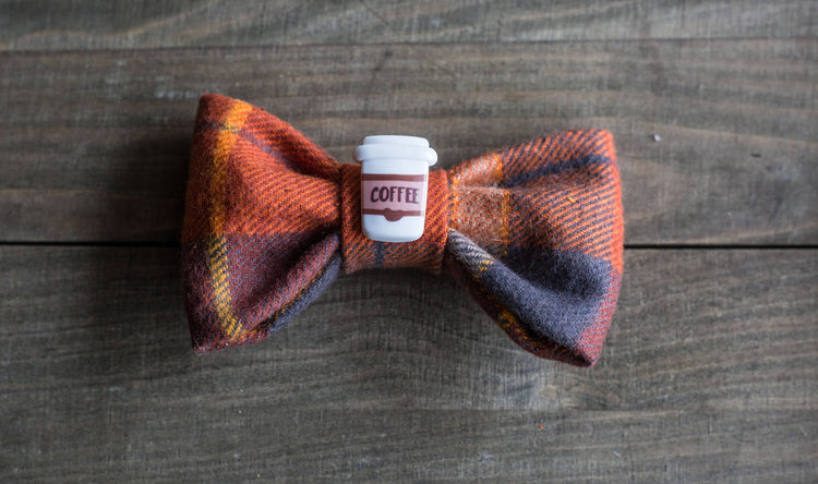 Pumpkin Spice Latte, Pumpkin Spice Latte Bowtie, Pumpkin Spice, Fall bow ties, Dog bow ties, dog bow ties, Cat bow tie, coffee
