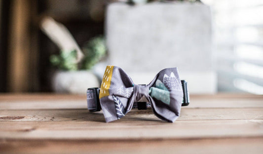 Boy Dog Collar, Dog Bow Tie, Mountain Dog Collar, Mountain Dog Bow Tie, Bow Tie, Puppy,Gifts for pet lovers,Christmas Gifts,Cute Dog Bow tie