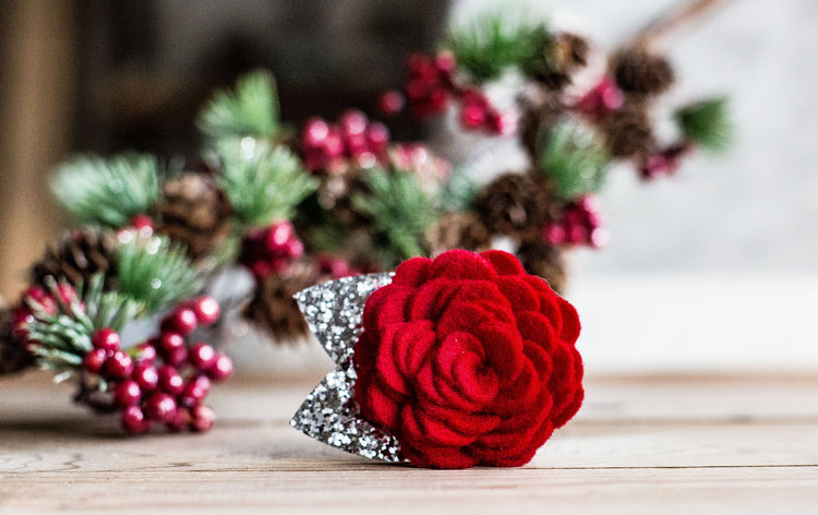 The Noel- Collar Flower For Dogs, Dog Collar, Collar Flower, Girl Dog Collar, Flower Dog, Wedding Dog Flower, Flower, Flowers for Dogs
