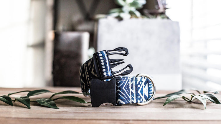 Boy Dog Collar | Dog Collar  | Tribal Dog Collar | Aztec Dog Collar | Blue Dog Collar | Boho Dog Collar | Southwest Dog Collar