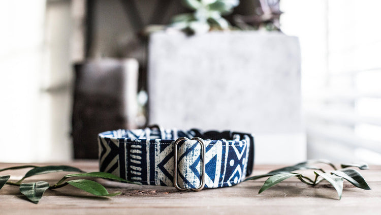 Boy Dog Collar | Dog Collar  | Tribal Dog Collar | Aztec Dog Collar | Blue Dog Collar | Boho Dog Collar | Southwest Dog Collar