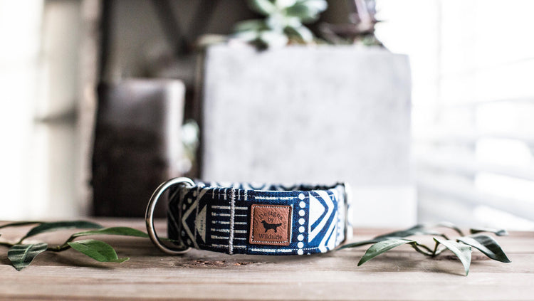 Boy Dog Collar | Dog Collar  | Tribal Dog Collar | Aztec Dog Collar | Blue Dog Collar | Boho Dog Collar | Southwest Dog Collar