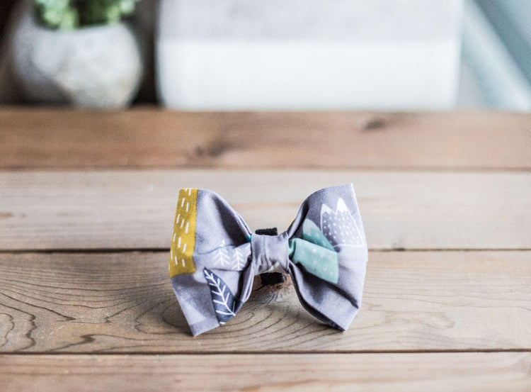 Boy Dog Collar, Dog Bow Tie, Mountain Dog Collar, Mountain Dog Bow Tie, Bow Tie, Puppy,Gifts for pet lovers,Christmas Gifts,Cute Dog Bow tie