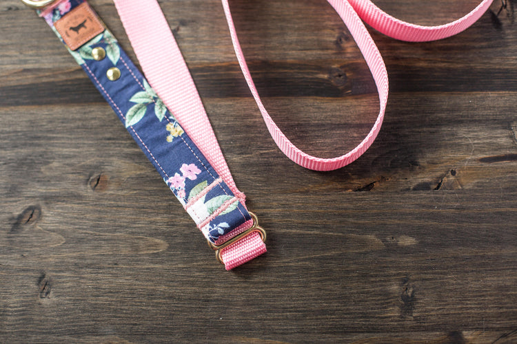 Dog Collar Dog Leash Dog Leashes Dog Leash Floral Dog Leash Collar and Leash Leather Dog Leash Rope Dog Leash Pet Leash Mothers Day Gift